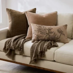 West Elm Deco Velvet & Throw Set