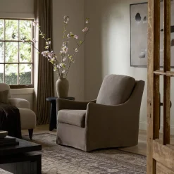 West Elm Delara Glider Swivel Chair