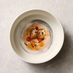 West Elm Deli Favorites Matzah Ball Soup Bowl Sets