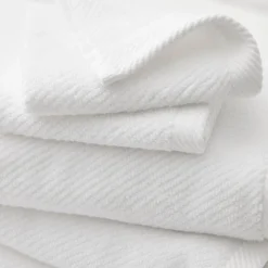 West Elm Diagonal Ribbed Towels