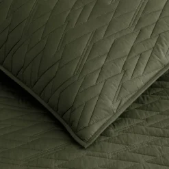 West Elm Diamond Cotton Quilt & Shams