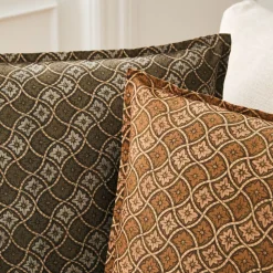 West Elm Diamond Floral Lattice