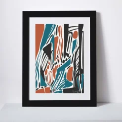 West Elm Diarrablu Print - Bassang