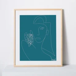 West Elm Diarrablu Print - Le Bijou