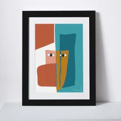 West Elm Diarrablu Print - Le Mask