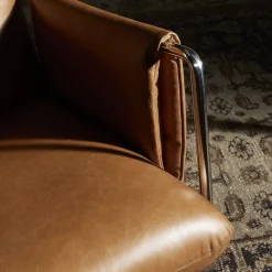 West Elm Diella Leather Desk Chair