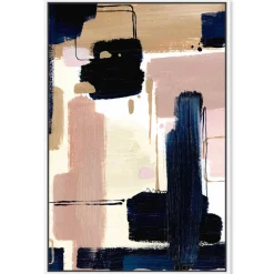 West Elm Dolce Blue Framed Wall Art