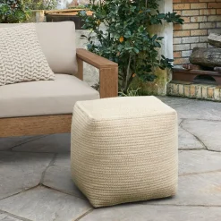 West Elm Dori Indoor/Outdoor Pouf (18")