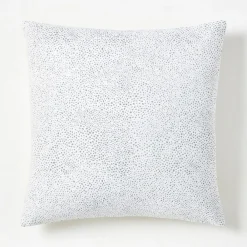 West Elm Dotted Chenille Jacquard Pillow Cover