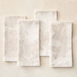 West Elm Dotted Floral Napkin Sets