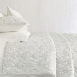 West Elm Dotted Floral Quilt & Shams