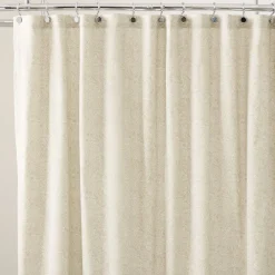 West Elm Dotted Floral Shower Curtain