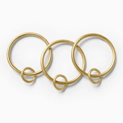 West Elm Double Loop Curtain Rings (Set of 7)