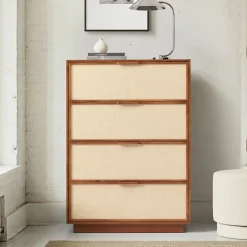West Elm Douglas Solid Wood Tatami 4-Drawer Dresser (36")