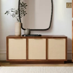 West Elm Douglas Solid Wood Tatami Media Console