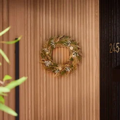 West Elm Dried Basil Mist Wreath