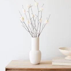 West Elm Dried Beech Branch & Hydrangea Stems