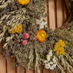West Elm Dried Floral Wreath