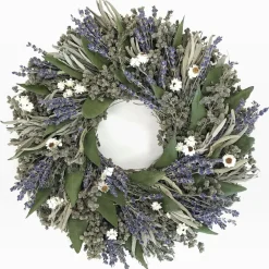 West Elm Dried Herb Wreath - Blue
