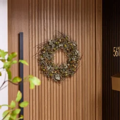 West Elm Dried White Twig Wreath