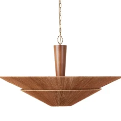West Elm Dutton Jute Chandelier (46")