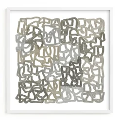 West Elm Earthy Abstract Framed Wall Art by Minted for