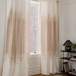 West Elm Echo Print Curtain (Set of 2)
