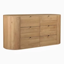 West Elm Edgar Round Dresser (66")
