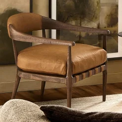 West Elm Eldert Leather Chair