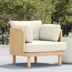 West Elm Ellington Outdoor Terrawood Lounge Chair