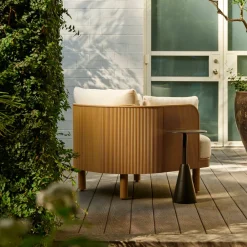 West Elm Ellington Outdoor Terrawood Lounge Chair