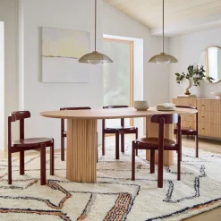 West Elm Ellington Oval Pedestal Dining Table (86")
