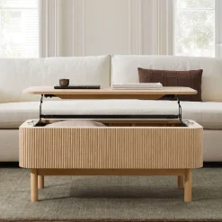 West Elm Ellington Pop-Up Storage Coffee Table (40")