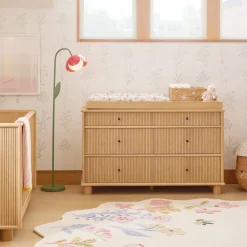 Kids West Elm Elora 6-Drawer Wide Dresser with Removable Topper (56")