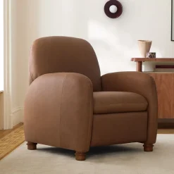 West Elm Elora Leather Power Recliner