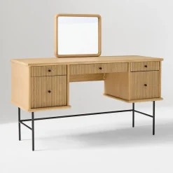 West Elm Elora Vanity Storage Desk (55")