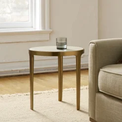 West Elm Elwell Marble Side Table (16")