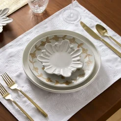 West Elm Embroidered Snowfall Placemat Sets