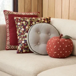West Elm Emma Chamberlain Bold Shaped Embroidery Pillow Set