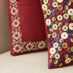 West Elm Emma Chamberlain Bold Shaped Embroidery Pillow Set