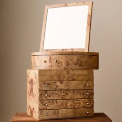 West Elm Emma Chamberlain Burl Jewelry Box Collection
