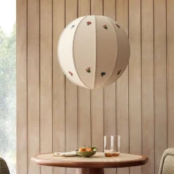 West Elm Emma Chamberlain Embroidered Plug-In Pendant (28")