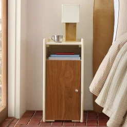 West Elm Emma Chamberlain Lacquer Wrapped Nightstand (12")