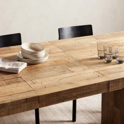 West Elm Emmerson® Reclaimed Wood Rectangle Extendable Dining Table (72"–93")
