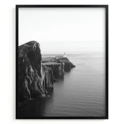 West Elm End of the World Framed Wall Art by Minted for