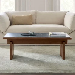 West Elm Enola Marble Coffee Table (47")