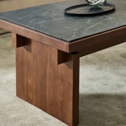 West Elm Enola Marble Coffee Table (47")