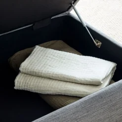 West Elm Enzo Storage Ottoman