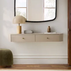 West Elm Essex Lacquered Floating Console (48")
