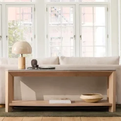 West Elm Essex Marble Top Console Table (62")